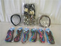 50 count brand new hair bands, hair accessories
