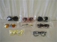 8 count brand new women's quality sunglasses