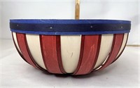 American stripes large bowl