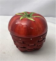 Tomato with Protector and pottery lid