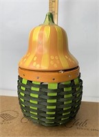 CC Gourd basket with pottery lid