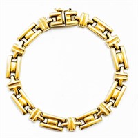 Luxury 14k Yellow Gold Link Bracelet