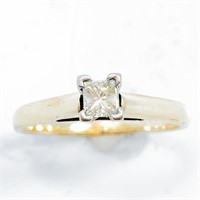 14k Gold & Platinum Diamond Engagement Ring