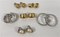 6 Pairs of Monet Clip-On Earrings