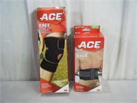 Brand new ACE back & knee support