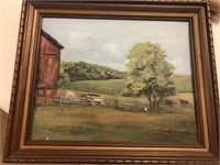 Farm Scene Painting