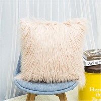 Faux Fur Throw Pillow Cover Cushion Case(set of 2)