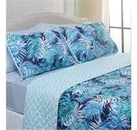 HomeSuite Tropical 3-Piece Quilt Set