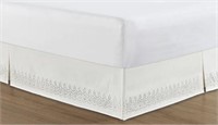St. Clair Eyelet Bedskirt - Queen - White
