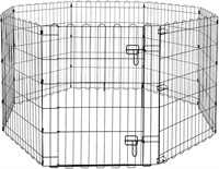 Metal Pet Dog Exercise Fence Pen With Gate***