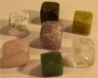 7 Square Energy Stones Reiki Stones