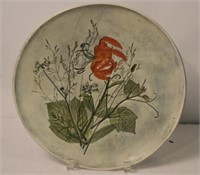 Salt Marsh Pottery Hand Decorated Plate