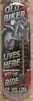 Old Biker Thermometer