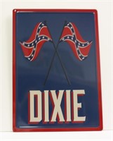 Retro Style  Dixie Metal Sign
