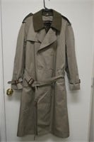 Stafford Size 40 Reg Trench Coat