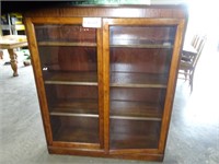 4-Shelf Wooden Display Case
