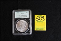 1887 Morgan Silver Dollar MS64