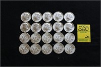 (20) 1964 Silver Half Dollars