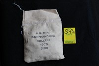 1979 San Francisco Dollars Sealed Bag