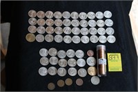 (55) State Quarters  Sleeve 1960 Pennies