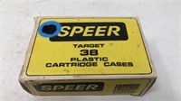 Speer Target 38 Plastic Cartridge Cases 50 pcs
