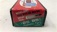 Nosler ballistic tip bullets 25cal 85gr Boat tail