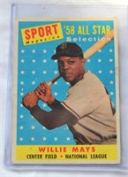 1958 Willie Mays Topps Card #486