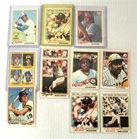 11 Baseball Stars Cards From 1978