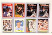 Randy Johnson 8 Baseball Card Lot