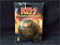 Kiss Collectible FM Auto Scan Radio - Sealed