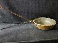 Hammered Copper and Iron Skillet or Pan