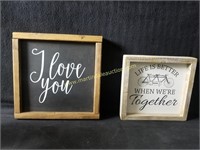 Wall Decor - Love you, Better Together
