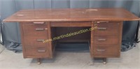 Vintage Office Wooden Jackson Desk