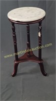 Marble Top Stand - Beveled Marble