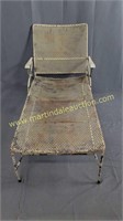 Vintage Mid Century Chaise Lounge - Mesh