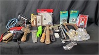 Mix Lot Hand Tools, C Clamp, Locks, Etc