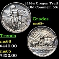 1926-s Oregon Trail Old Commem 50c Grades GEM+ Unc
