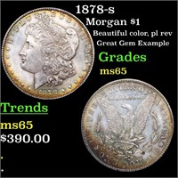 1878-s Morgan $1 Grades GEM Unc