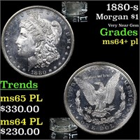 1880-s Morgan $1 Grades Choice Unc+ PL