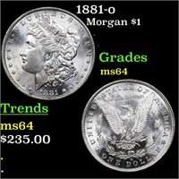 1881-o Morgan $1 Grades Choice Unc