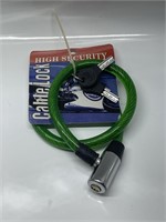 HIGH SECURITY BIKE CABLE LOCK