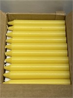 120CANDLES/BOX 240'S 6" CANDLES - YELLOW