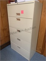 2-5 drawer metal file cabinets
