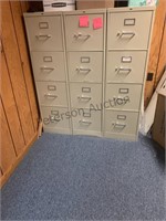 3-4 drawer file cabinets