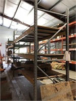 3 sections warehouse rack