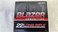 (500) Blazer 22 Long Rifle ammunition