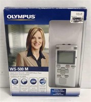 New Olympus Digital Voice Recorder Ws-500 M