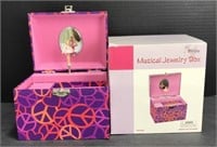 Musical Jewelry Box Kids Toy Cardboard Purple