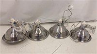 4 Clamp Lamps & 1 Light Bulb