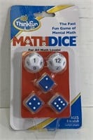 Math Dice Game Sealed Thinkfun